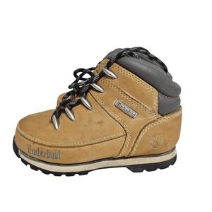 Timberland Euro Sprint Junior Premium‎ Boot Toddler 10 Leather Waterproof VGUC